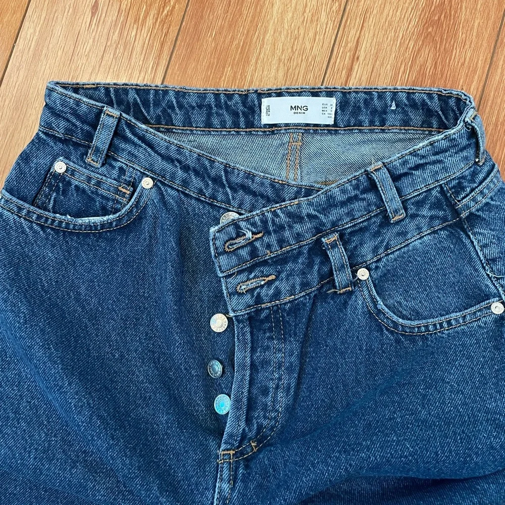 MNG Denim Blue Straight Leg Women's Jeans - Picture 6 of 10